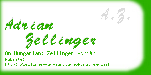 adrian zellinger business card